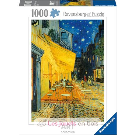 Puzzle Terraza de café por la noche 1000 piezas RAV12000060 Ravensburger 1
