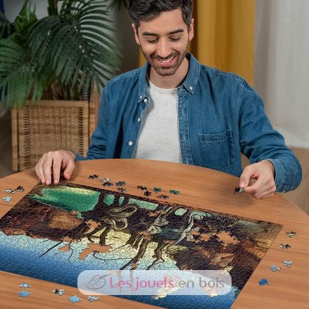 Puzzle Cisnes reflejando elefantes 1000 piezas RAV12000193 Ravensburger 2