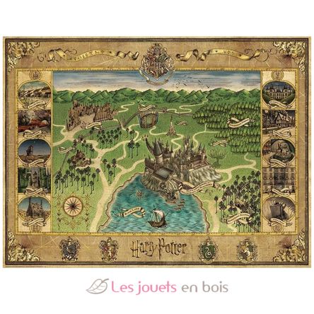 Puzzle Mapa de Hogwarts 1500 piezas RAV-12000720 Ravensburger 2