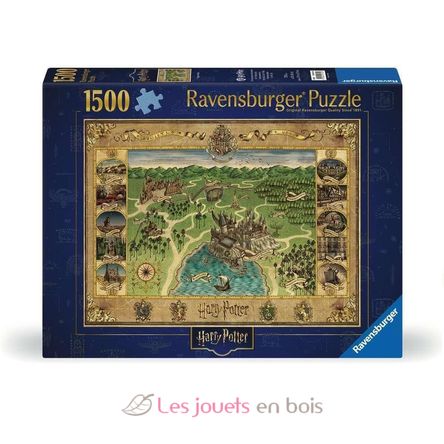 Puzzle Mapa de Hogwarts 1500 piezas RAV-12000720 Ravensburger 1