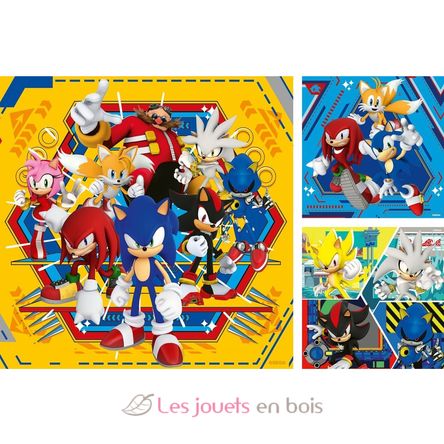 Puzzle Las aventuras de Sonic 3x49 pcs RAV12001133 Ravensburger 5