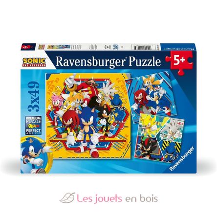 Puzzle Las aventuras de Sonic 3x49 pcs RAV12001133 Ravensburger 1