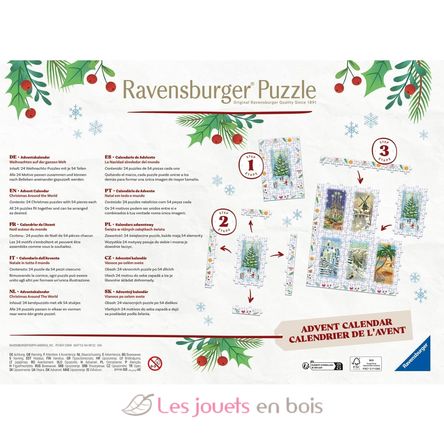 Calendario de Adviento Navidad en el mundo RAV12004246 Ravensburger 3