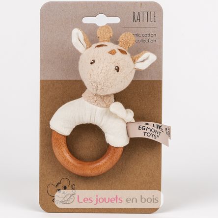 Sonajero de madera Leonie la jirafa EG120810 Egmont Toys 6