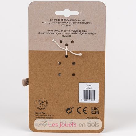Sonajero de madera Leonie la jirafa EG120810 Egmont Toys 7