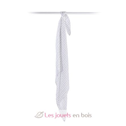 Pañales de muselina - Rayures grises LLJ-121-000-023 Lulujo 2
