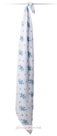 Pañal de muselina - Bouquet bleu vintage LLJ-121-000-026 Lulujo 2