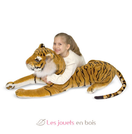 Tigre de peluche gigante de 1 metro MD12103 Melissa & Doug 3