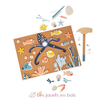 Juego de martillo Sealife LE12263 Small foot company 8