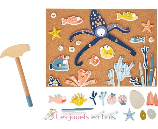 Juego de martillo Sealife LE12263 Small foot company 2