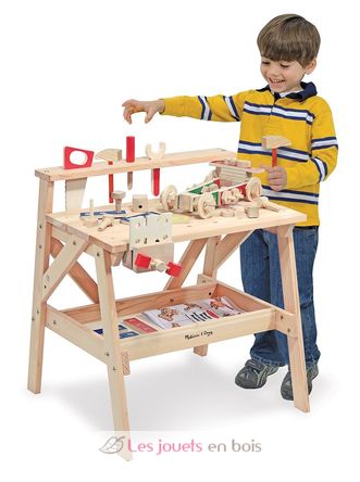 Banco de trabajo para proyectos de madera MD-12369 Melissa & Doug 2