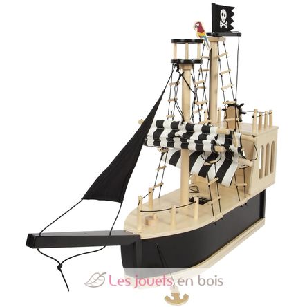 Barco pirata negro LE12411 Plan Toys 4