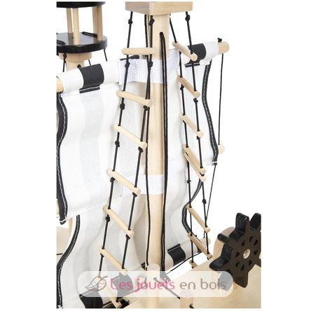 Barco pirata negro LE12411 Plan Toys 9