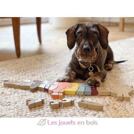 Puzzle de letras Perro LE12413 Small foot company 2