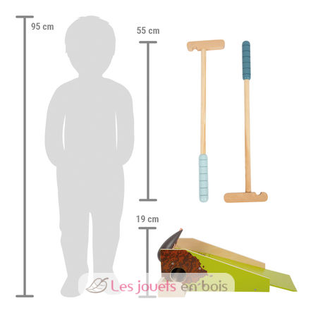 Set de minigolf infantil Topo LE12439 Small foot company 5