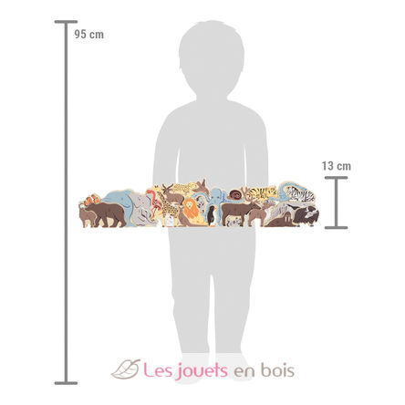 Puzzle de letras y animales LE12465 Small foot company 8