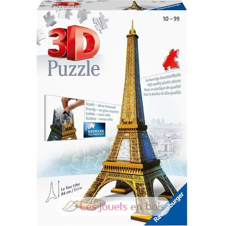 Puzzle 3D Torre Eiffel 216 piezas RAV12556 Ravensburger 6
