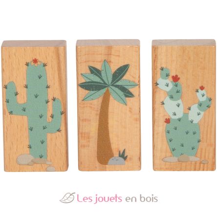 Bloques de construcción en madera Dino LE12621 Small foot company 4