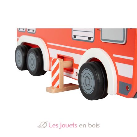 Camión de bomberos rojo LE12657 Small Foot company 5