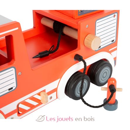 Camión de bomberos rojo LE12657 Small Foot company 6