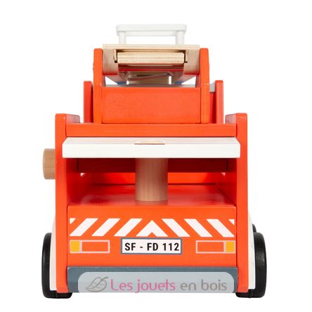 Camión de bomberos rojo LE12657 Small Foot company 8