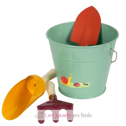Herramientas de jardín con balde LE12665 Small Foot company 7