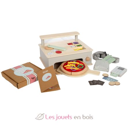 Set de pizzería de madera LE12696 Small Foot company 12