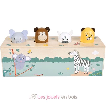 Juego de presionar con sonidos de animales Safari LE12757 Small Foot company 2