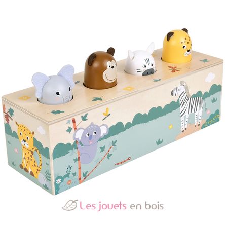 Juego de presionar con sonidos de animales Safari LE12757 Small Foot company 4