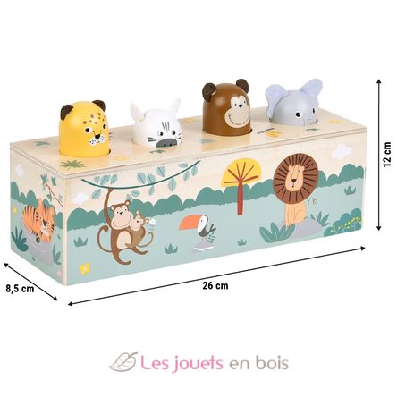 Juego de presionar con sonidos de animales Safari LE12757 Small Foot company 5