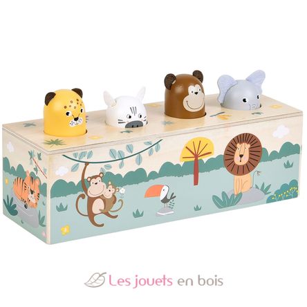 Juego de presionar con sonidos de animales Safari LE12757 Small Foot company 1