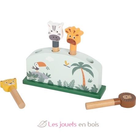 Juguete pop-up animales Safari LE12758 Small Foot company 3