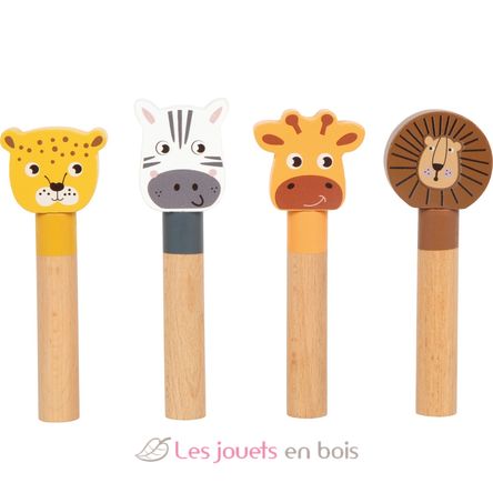 Juguete pop-up animales Safari LE12758 Small Foot company 6