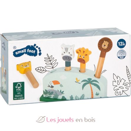 Juguete pop-up animales Safari LE12758 Small Foot company 7