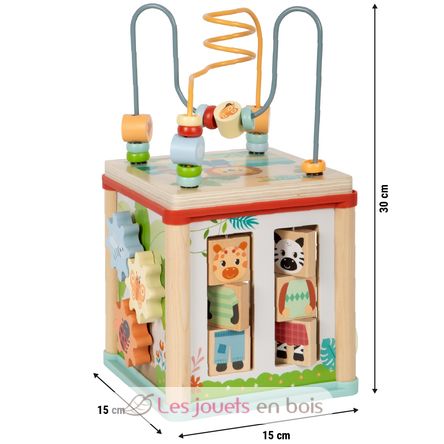 Cubo de motricidad Jungle Friends LE12765 Small Foot company 7