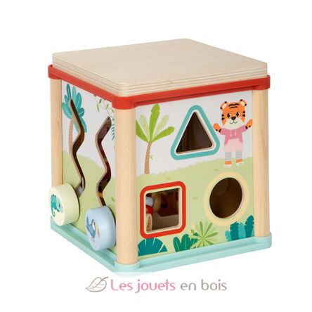 Cubo de motricidad Jungle Friends LE12765 Small Foot company 8