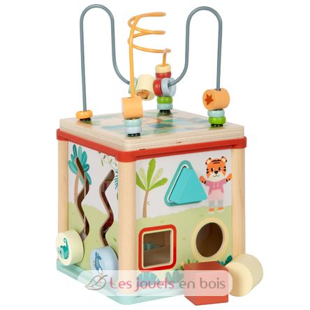 Cubo de motricidad Jungle Friends LE12765 Small Foot company 1