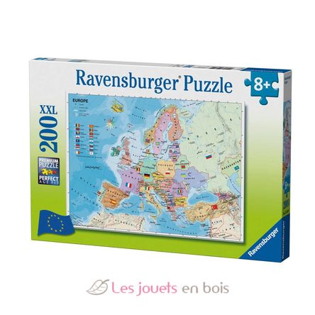 Puzzle Mapa de Europa 200 piezas RAV128419 Ravensburger 1