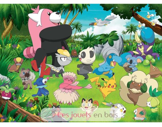 Puzzle Pokémon Salvaje 300 piezas XXL RAV132454 Ravensburger 2