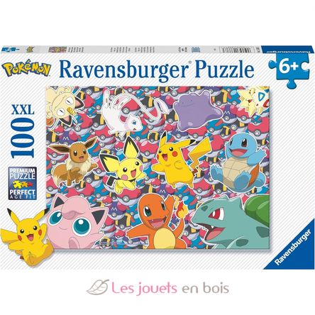 Puzzle Pokemon Battle 100p XXL RAV-13338 Ravensburger 1