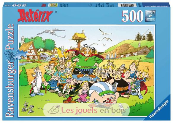Puzzle de la aldea de Astérix 500 piezas RAV141975 Ravensburger 1