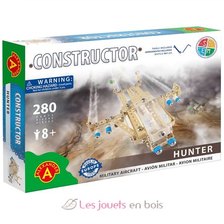 Constructor Hunter - Aviones militares AT-1431 Alexander Toys 2