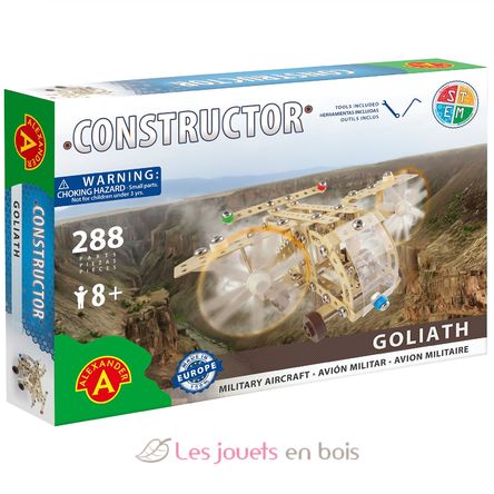 Constructor Goliath - Avión militar AT-1432 Alexander Toys 2