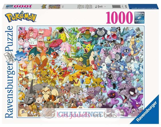 Puzzle Pokémon 1000 piezas RAV15166 Ravensburger 1