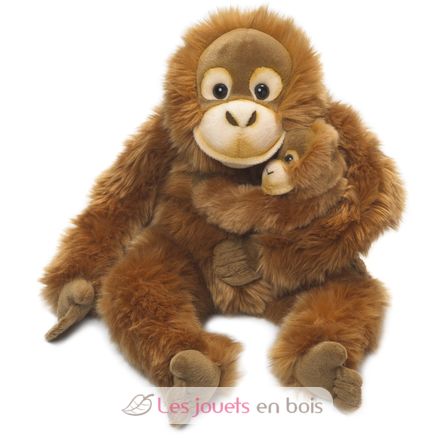 Peluche de orangután con bebé 25 cm WWF-15191007 WWF 1