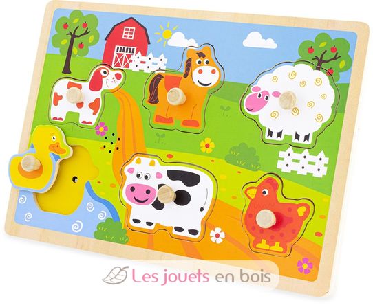 Puzzle sonoro granja musical UL1526 Ulysse 1