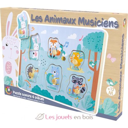 Puzzle sonoro Animales musicales UL1547 Ulysse 3
