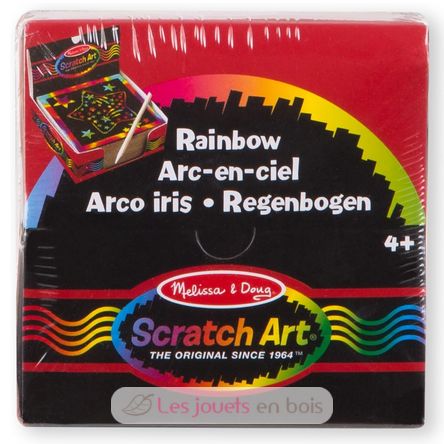 Caja de Mini Notas Scratch Art® Arco Iris MD-15945 Melissa & Doug 2