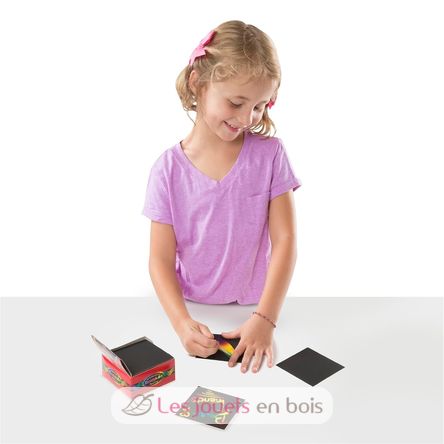 Caja de Mini Notas Scratch Art® Arco Iris MD-15945 Melissa & Doug 5