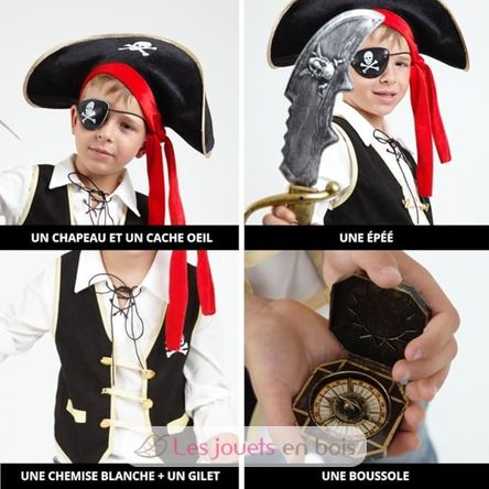Disfraz infantil Pirata, 5-8 años R159896 Rubies 3